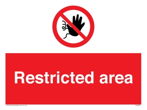 PA6305: Restricted area