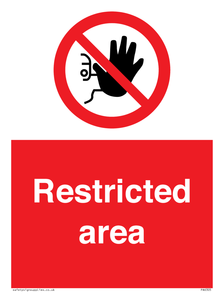 PA6305: Restricted area