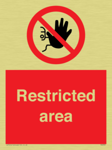 PA6305: Restricted area