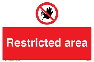 PA6305: Restricted area