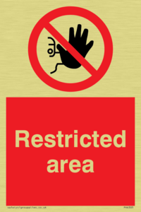 PA6305: Restricted area