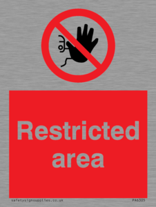 PA6305: Restricted area