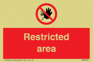 PA6305: Restricted area