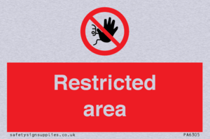 PA6305: Restricted area