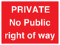 PA6306: PRIVATE No Public right of way