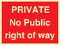 PA6306: PRIVATE No Public right of way