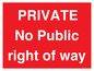 PA6306: PRIVATE No Public right of way