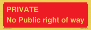PA6306: PRIVATE No Public right of way