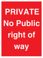 PA6306: PRIVATE No Public right of way