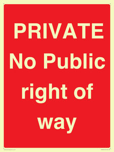 PA6306: PRIVATE No Public right of way