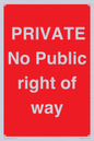 PA6306: PRIVATE No Public right of way