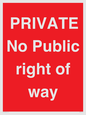 PA6306: PRIVATE No Public right of way