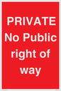 PA6306: PRIVATE No Public right of way