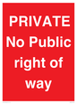 PA6306: PRIVATE No Public right of way