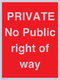 PA6306: PRIVATE No Public right of way