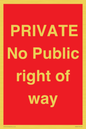 PA6306: PRIVATE No Public right of way