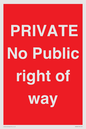 PA6306: PRIVATE No Public right of way