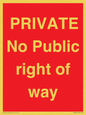 PA6306: PRIVATE No Public right of way