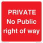 PA6306: PRIVATE No Public right of way