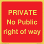 PA6306: PRIVATE No Public right of way