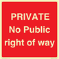 PA6306: PRIVATE No Public right of way