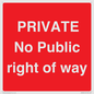 PA6306: PRIVATE No Public right of way