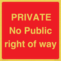 PA6306: PRIVATE No Public right of way