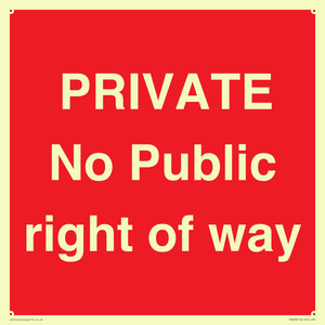 PA6306: PRIVATE No Public right of way