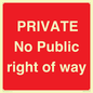 PA6306: PRIVATE No Public right of way