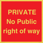 PA6306: PRIVATE No Public right of way