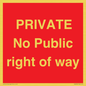 PA6306: PRIVATE No Public right of way