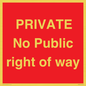 PA6306: PRIVATE No Public right of way