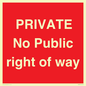 PA6306: PRIVATE No Public right of way