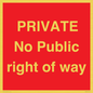 PA6306: PRIVATE No Public right of way