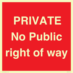 PA6306: PRIVATE No Public right of way