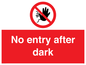 PA6317: No entry after dark