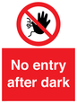 PA6317: No entry after dark