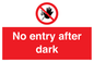 PA6317: No entry after dark