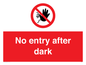 PA6317: No entry after dark