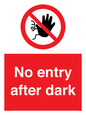 PA6317: No entry after dark