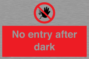 PA6317: No entry after dark