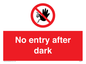 PA6317: No entry after dark
