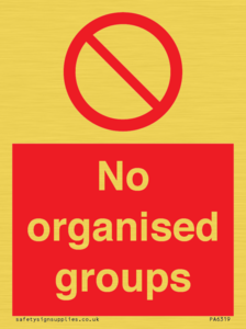 PA6319: No organised groups
