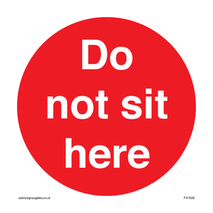 PA7028: Do not sit here