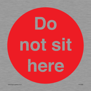 PA7028: Do not sit here