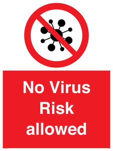 PA7039: No Virus Risk allowed