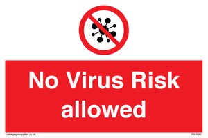 PA7039: No Virus Risk allowed