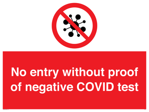 PA7047: No entry without proof of negative COVID test