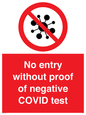 PA7047: No entry without proof of negative COVID test