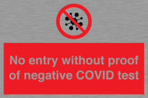 PA7047: No entry without proof of negative COVID test